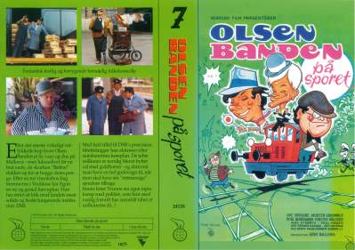 Olsen Banden 7 - Olsen Banden på sporet VHS  1975