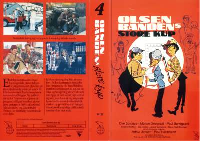 Olsen Banden 4 - Olsen Bandens store kup VHS Nordisk Film 1972