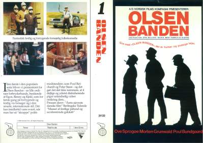 Olsen Banden VHS Nordisk Film 1968
