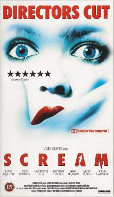 Scream - Director's Cut VHS Kavan, Scanbox 1997