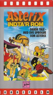 Asterix indta'r Rom VHS Egmont Film 1983