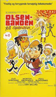 Olsen Banden 2 - Olsen Banden på spanden VHS Nordisk Film 1994