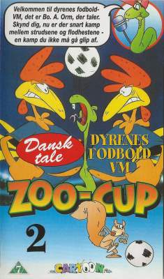 Zoo-Cup 2 - Dyrenes fodbold VM VHS DVD - Dansk Video Distribution A/S 1994