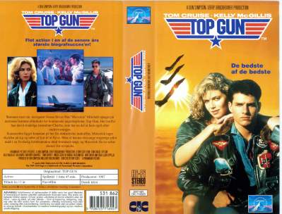 Top Gun VHS CIC Video 1987