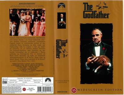 The Godfather VHS Paramount 1972