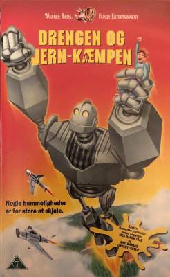 Drengen og Jern-Kæmpen <p class='text-muted'>Org.titel: The Iron Giant</p> VHS Warner Bros. 1999
