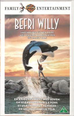 Befri Willy VHS Warner Bros. 1993