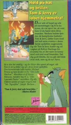 Tom & Jerry Som Redningsmænd <p class='text-muted'>Org.titel: Tom & Jerry The Movie</p> VHS Egmont Film 1992
