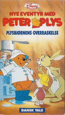 Nye eventyr med Peter Plys - Plysbjørnens overraskelse VHS Disney, Egmont Film 1991