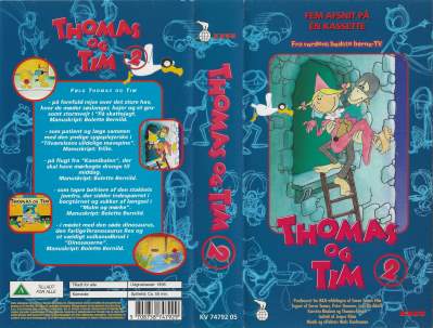 Thomas og Tim (2)  VHS Direct Video Service Skandinavien 1998