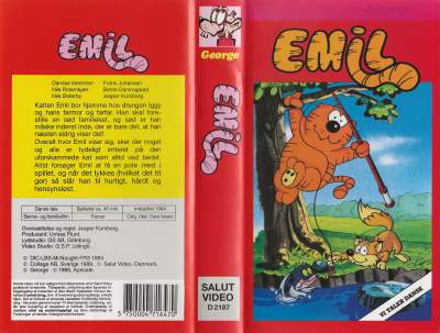 Emil <p class='text-muted'>Org.titel: Heathcliff</p> VHS Salut 1989