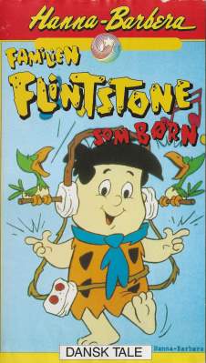Familien Flintstone som børn VHS Elap Video 1990