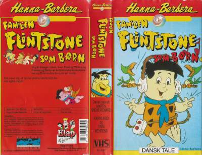 Familien Flintstone som børn <p class='text-muted'>Org.titel: Familien Flintstone som børn</p> VHS Elap Video 1990