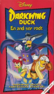 Darkwing Duck - En and ser rødt VHS Disney 1991