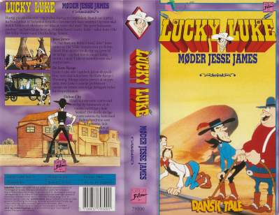 Lucky Luke møder Jesse James <p class='text-muted'>Org.titel: Lucky Luke Vol. 5</p> VHS Egmont Film 1984