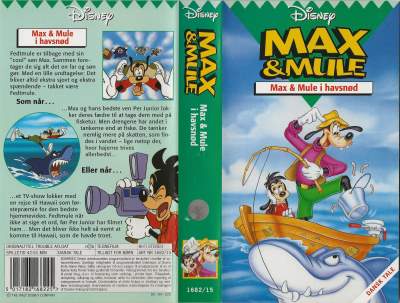 Max & Mule - Max & Mule i havsnød <p class='text-muted'>Org.titel: Goof Troop - Trouble Afloat</p> VHS Disney 1993