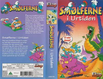 Smølferne i urtiden <p class='text-muted'>Org.titel: The Smurfs - Smurfs that time forgot</p> VHS Elap Video 1989