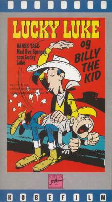 Lucky Luke og Billy the Kid VHS Egmont Film 1983
