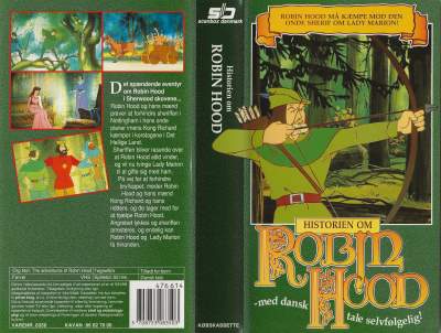 Historien om Robin Hood <p class='text-muted'>Org.titel: The adventures of Robin Hood</p> VHS Kavan 0