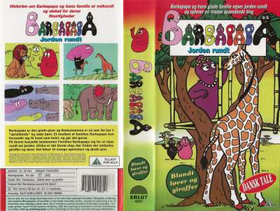 Barbapapa - Jorden rundt - Blandt løver og giraffer  VHS Salut 2002