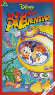 Rip, Rap & Rup på Eventyr - Dykænder på eventyr VHS Disney 1988