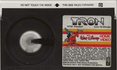 TRON  Betamax Disney 1982