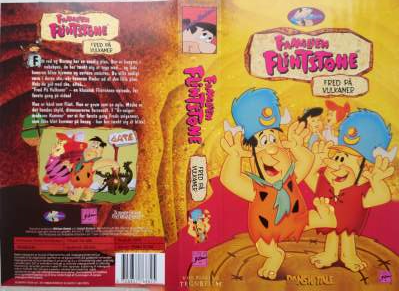 Familien Flintstones - Fred på vulkaner <p class='text-muted'>Org.titel: The Flintstoes - Fearless Fred Strikes Again</p> VHS Egmont Film 1975