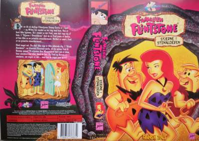 Familien Flintstone - Stjerne i Stenalderen VHS Egmont Film 1975