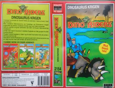 Dino Riders - Dinosaurus Krigen <p class='text-muted'>Org.titel: Dino Riders</p> VHS Irish 1988
