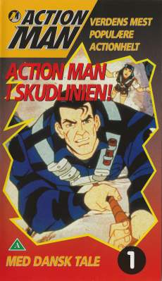 Action Man (1) - Action Man i skudlinien! VHS TMG A/S 1995