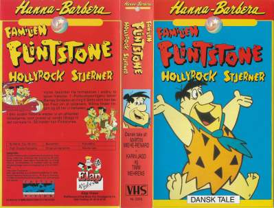Familien Flintstone - Hollyrock Stjerner  VHS Elap Video 1989
