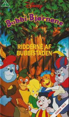Bubbi-Bjørnene - Ridderne af Bubbistaden VHS Disney 1988