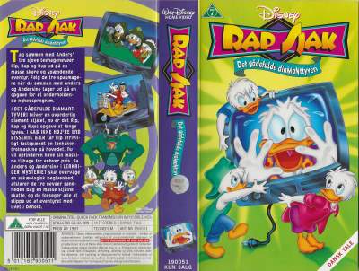 RapSjak - Det gådefulde diamanttyveri <p class='text-muted'>Org.titel: Quack Pack - Transmission Impossible</p> VHS Disney 1997