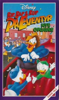 Rip, Rap & Rup på Eventyr - Nye opgaver VHS Disney 1989
