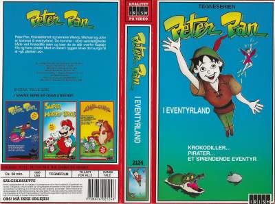 Peter Pan i Eventyrland <p class='text-muted'>Org.titel: Peter Pan - The Animated Series</p> VHS Irish 1990