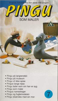 Pingu 7 - Pingu som maler VHS BMG Video 1995