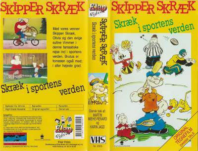 Skipper Skræk i sportens verden  VHS Elap Video 1998