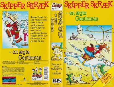 Skipper Skræk - en ægte gentleman  VHS Elap Video 1989