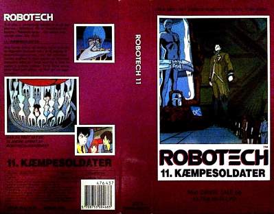 Robotech 11 - Kæmpesoldater VHS Kavan 1985