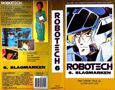 Robotech 6 - Slagmarken VHS Kavan 1985