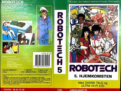 Robotech 5 - Hjemkomsten <p class='text-muted'>Org.titel: Robotech: Machross Saga</p> VHS Kavan 1985