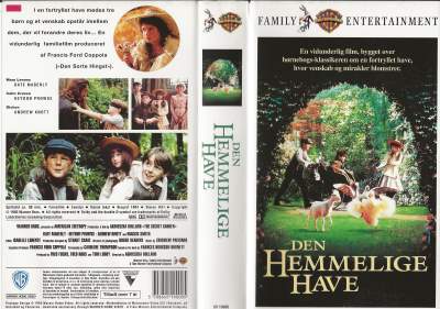 Den Hemmelige Have <p class='text-muted'>Org.titel: The Secret Garden</p> VHS Warner Bros. 1994