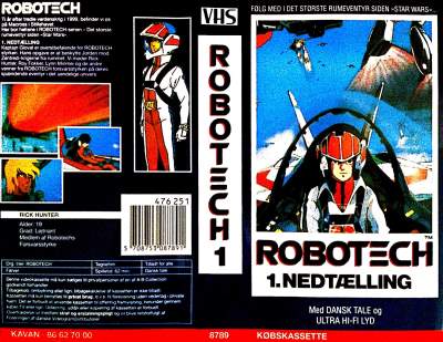 Robotech 1 - Nedtælling VHS Kavan 1985
