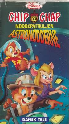 Chip & Chap: Nøddepatruljen - Astronødderne VHS Disney, Egmont Film 1989