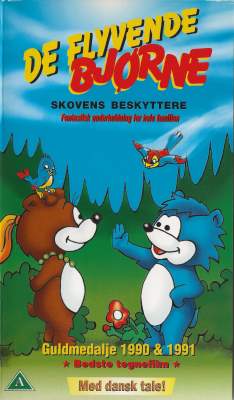 De flyvende bjørne - Skovens beskyttere <p class='text-muted'>Org.titel: The Little Flying Bears - Defenders of the Environment</p> VHS Filmlab 1994