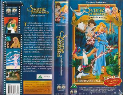 Svaneprinsessen og Trylleformularen <p class='text-muted'>Org.titel: Swan Princess and the Mystery of the Enchanted Treasure</p> VHS Nordisk Film 1998