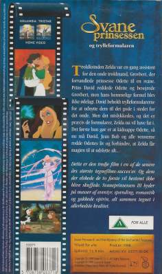 Svaneprinsessen og Trylleformularen <p class='text-muted'>Org.titel: Swan Princess and the Mystery of the Enchanted Treasure</p> VHS Nordisk Film 1998