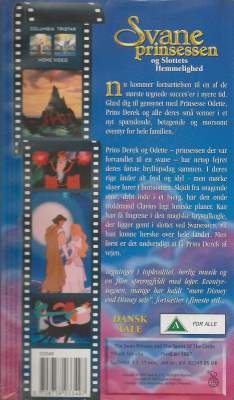 Svaneprinsessen og Slottets Hemmelighed <p class='text-muted'>Org.titel: Swan Princess and the Secret of the Castle</p> VHS Nordisk Film 1997