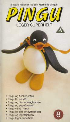 Pingu 8 - Pingu leger superhelt VHS BMG Video 1996