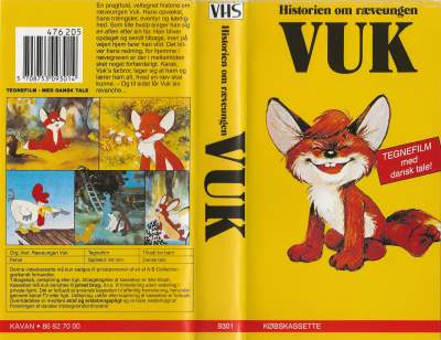 Ræveungen Vuk <p class='text-muted'>Org.titel: The Little Fox / Vuk</p> VHS Kavan 1981